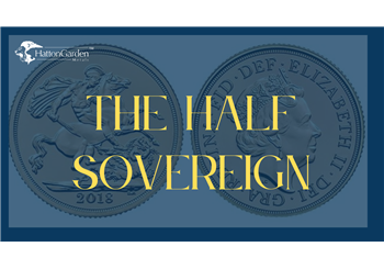 The gold half-sovereign coin