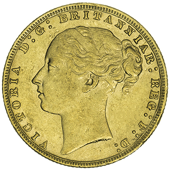  Young Victoria Gold Sovereign