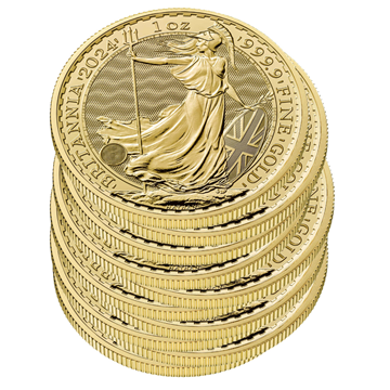 1 Oz Gold Britannia - 10 Coin Bundle 