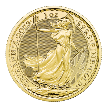 1 Oz Gold Britannia 2023 QEII