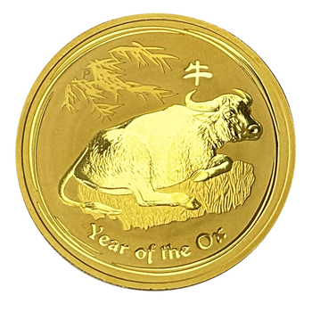 1 Oz Gold Lunar Ox Perth Mint 