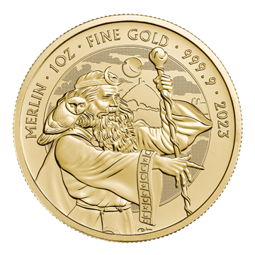 1 Oz Gold Merlin Britannia Coin