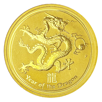 1 Oz Gold Nugget Year of The Dragon