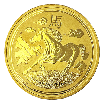 1 Oz Gold Nugget Year of The Horse