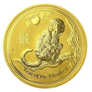 1 Oz Gold Nugget Year of The Monkey