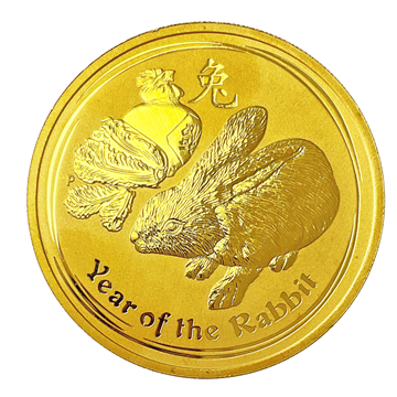 1 Oz Gold Nugget Year of The Rabbit