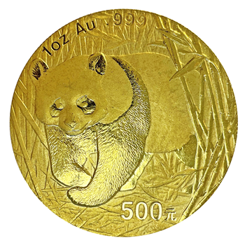 1 Oz Gold Panda 2001