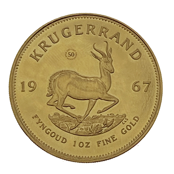 1 Oz Krugerrand Gold Coin Anniversary Duo