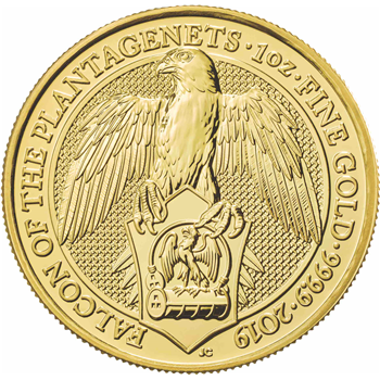 1 Oz Queens Beasts Falcon of the Plantagenets