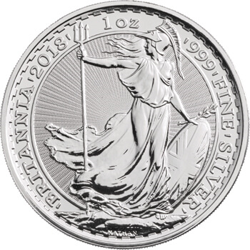 1 Oz Silver Britannia - 25 Coin Tube 