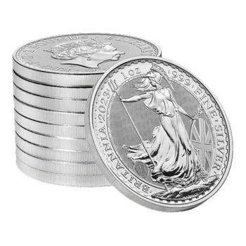 1 Oz Silver Britannia 2023 QEII