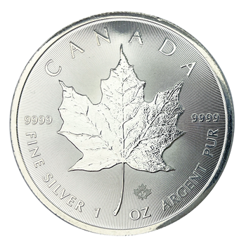 1 Oz Silver Canadian Maple Leaf