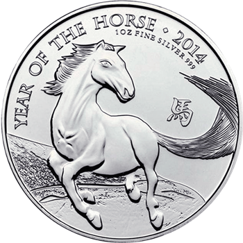 1 Oz Silver Lunar Year Of the Horse 