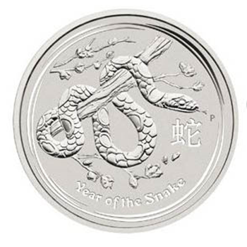 10 Oz Lunar Silver Coin - Year of the Snake