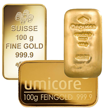 Buy Best Value 100g Gold Bar