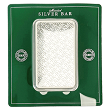 100g Silver Bar Royal Mint Refinery 