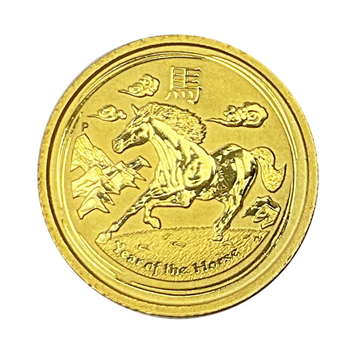 1/10 Oz Australian Nugget Year of the Horse 2014