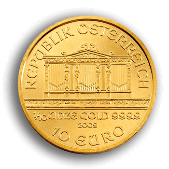 1/10 Oz Austrian Gold Philharmonic