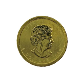 1/10 Oz Canadian Maple Gold Coin