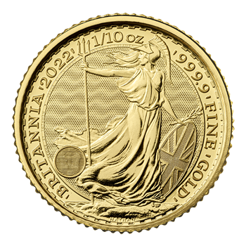 1/10 Oz Gold Britannia  2022