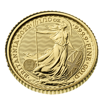 1/10 Oz Gold Britannia  2022