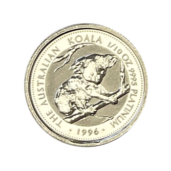 1/10 Oz Platinum Nugget Koala 1996