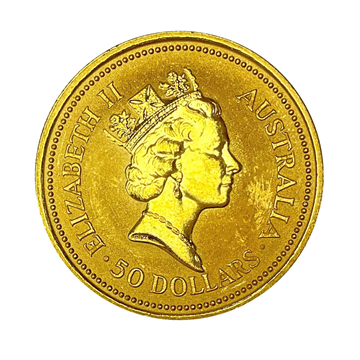 1/2 Oz 1991 Gold Australian Nugget