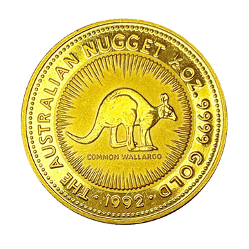 1/2 Oz 1992 Gold Australian Nugget