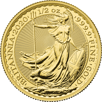 1/2 Oz Gold Britannia 2020