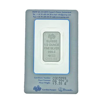 1/2 Oz Silver Bar