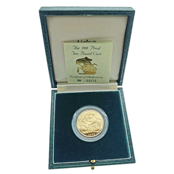 1988 Gold Double Sovereign - Proof