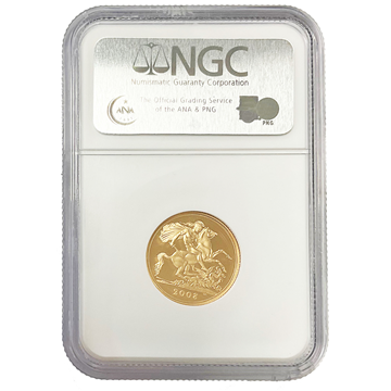 2008 Gold Full Sovereign -  Graded PF69