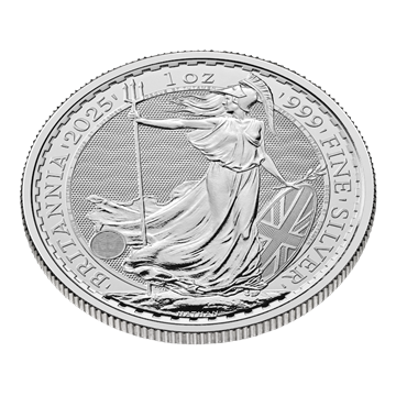 2025 Silver Britannia 1 Oz - 25 Coins