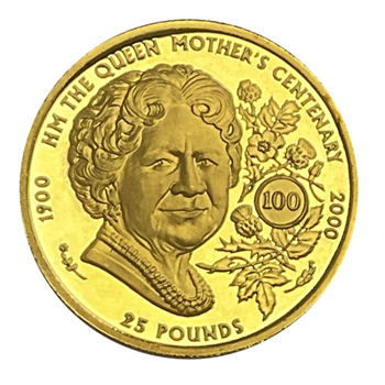 25 Pounds 100th Anniversary of HM Queen Mother