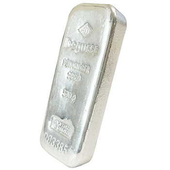 500g Degussa Silver Bar