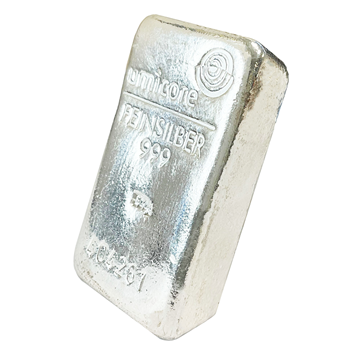 500g Silver Bar Umicore