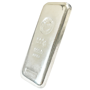 500g Silver Bar The Royal Mint Refinery