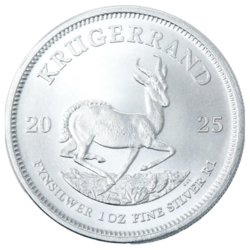 2025 Silver Krugerrand 1 Oz - 20 Coin Tube