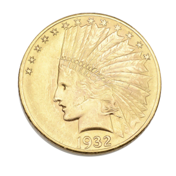 American $10 Gold Eagle Indian Head