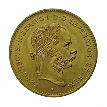 Austrian Gold 10 Francs 4 Florins