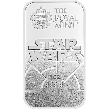 1 Oz Star Wars™ Dark Side Silver Bar