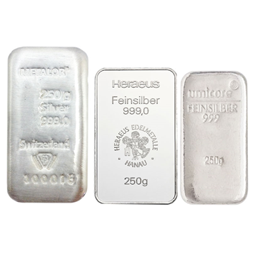 Best Value 250g Silver Bar