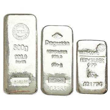 Best Value 500g Silver Bar