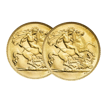 Best Value Gold Sovereign - 2 Coin Bundle 