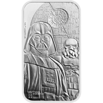 1 Oz Star Wars™ Dark Side Silver Bar