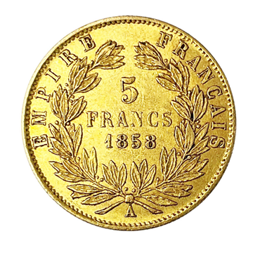 5 French Francs Gold Coin