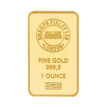 Certified 1 Oz Gold Bar Sharps Pixley