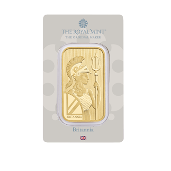 Certified 1 Oz Gold Royal Mint Britannia Bar 