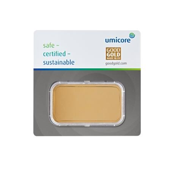 Certified 100g Gold Bar Umicore