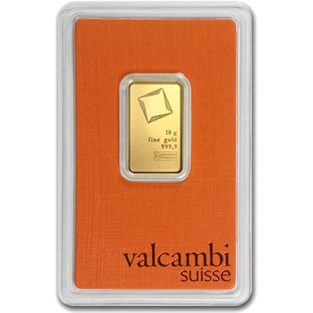 Certified 10g Gold Bar Valcambi